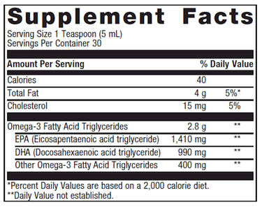 OmegaGenics EPA-DHA 2400 5 fl oz * Metagenics Supplement - Conners Clinic